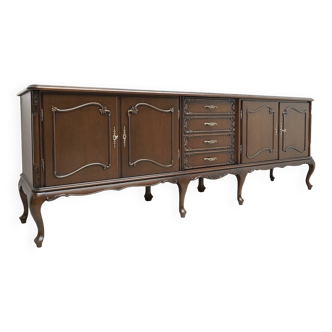 Old and elegant Ludwik chest of drawers. After professional renovation.