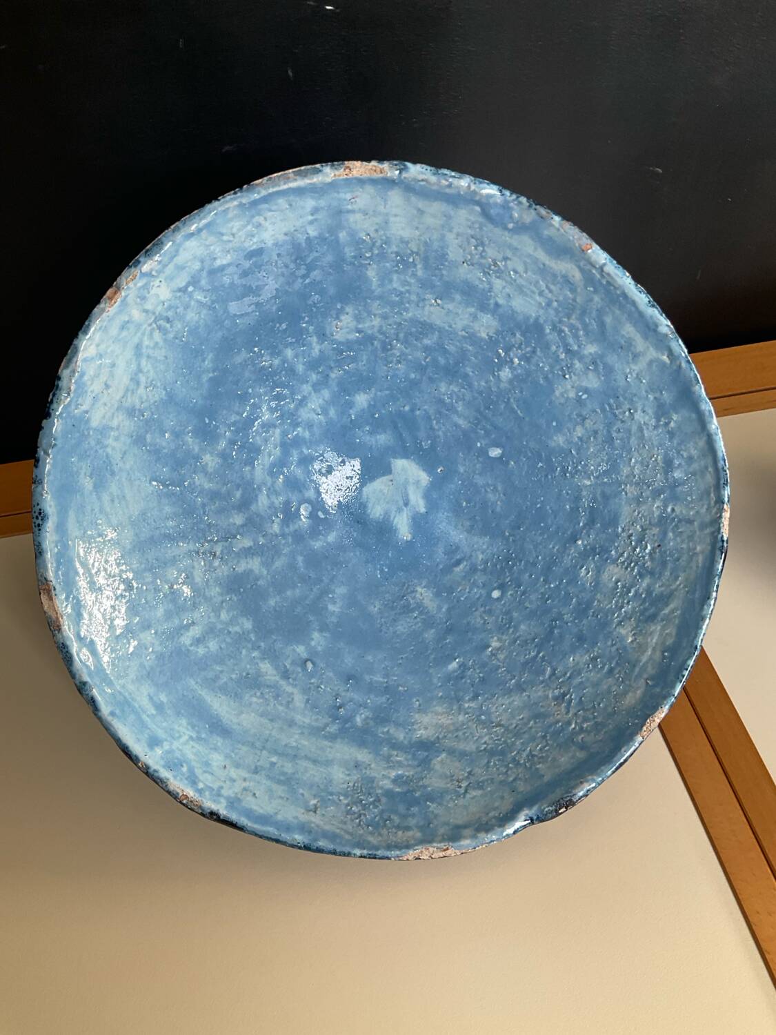 Vintage covered large pot in brutalist ceramic - Hungary