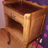 Louis XV style bedside table in walnut