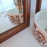 Vintage wooden mirror