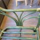Rattan bench canapé