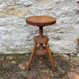 Vintage Adjustable Screw Stool