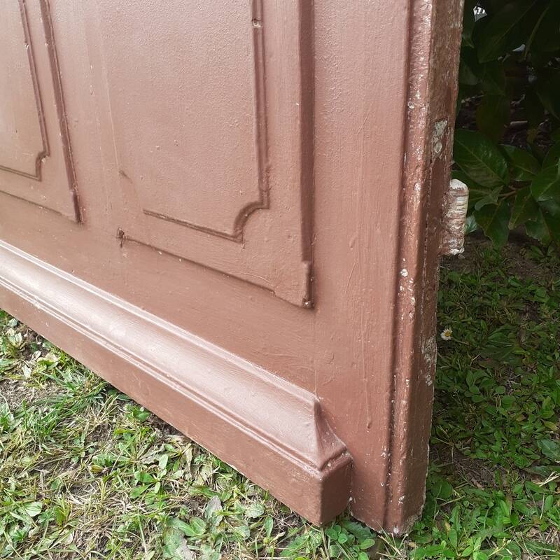 Old exterior entrance door solid H225xW86cm solid wood