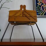 Vintage wood standing worker