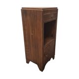 French Faux Bois Metal Cabinet, early 1900s