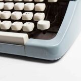 Sky Blue Brother Typewriter from 1980