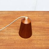 Teak pendant lamp Type 324 from the mid-century by Temde, 1960s.