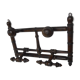 Wearing coat hanger wooden, old bamboo style