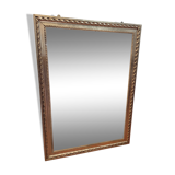 Miroir ancien en bois doré 66x91cm