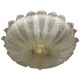 Murano glass flush mount
