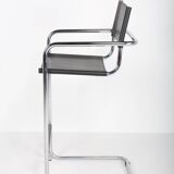 Bauhaus style tubular bar stool