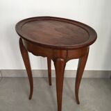 Oval side table