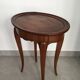 Oval side table
