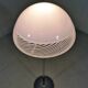 Italian floor lamp glass shade 1960’s