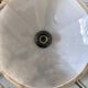 Marbled beige opaline pendant lamp