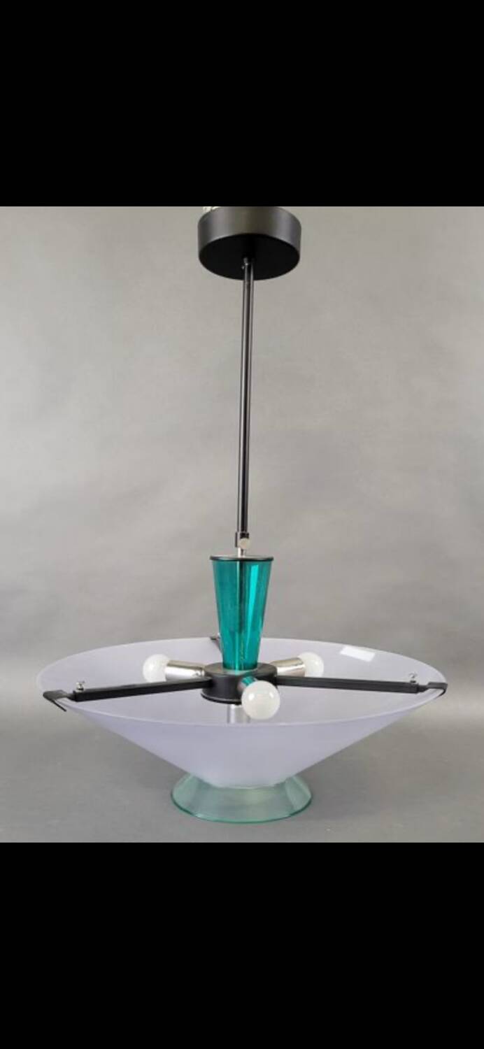1970s designer chandelier