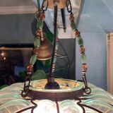 Blown glass lantern