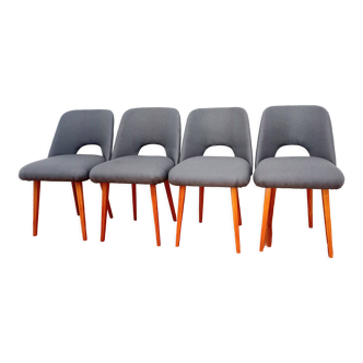 Set of four chairs O. Haerdtl, Ton, Czechoslovakia, the 60s