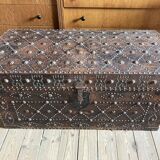 Studded leather chest