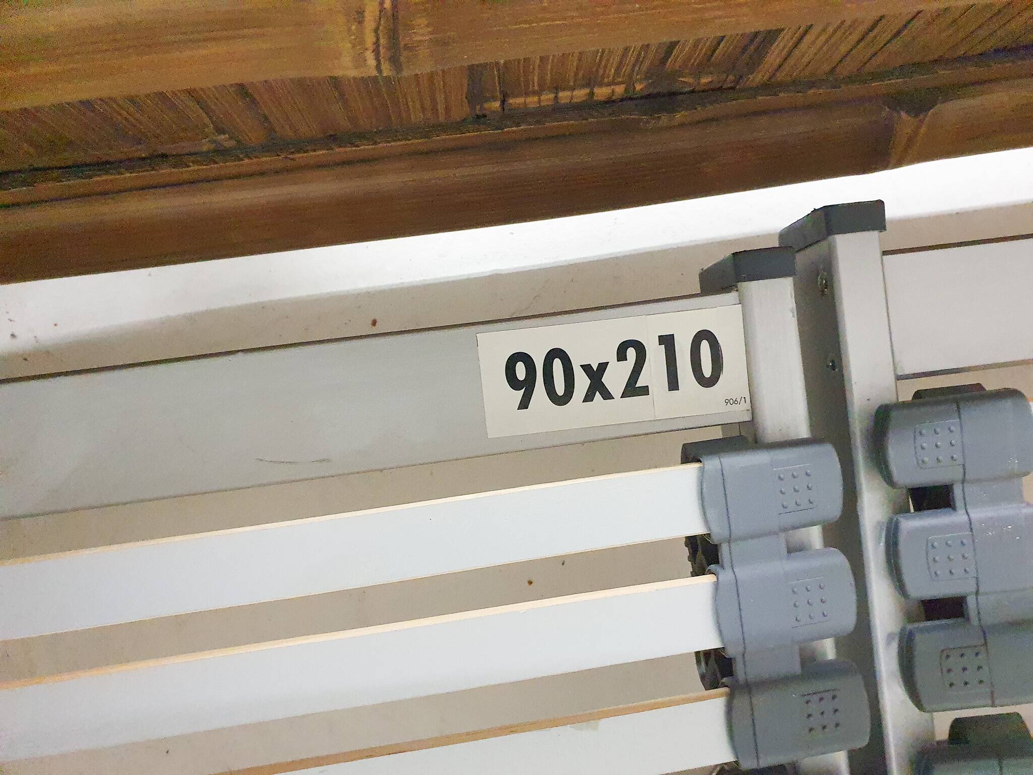 Bamboo two person bed 180 x 210 cm with night stands