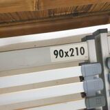 Bamboo two person bed 180 x 210 cm with night stands