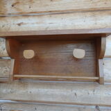 Vintage Scandinavian wall coat rack