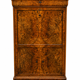 Louis Philippe secretary in walnut briar with marble top.