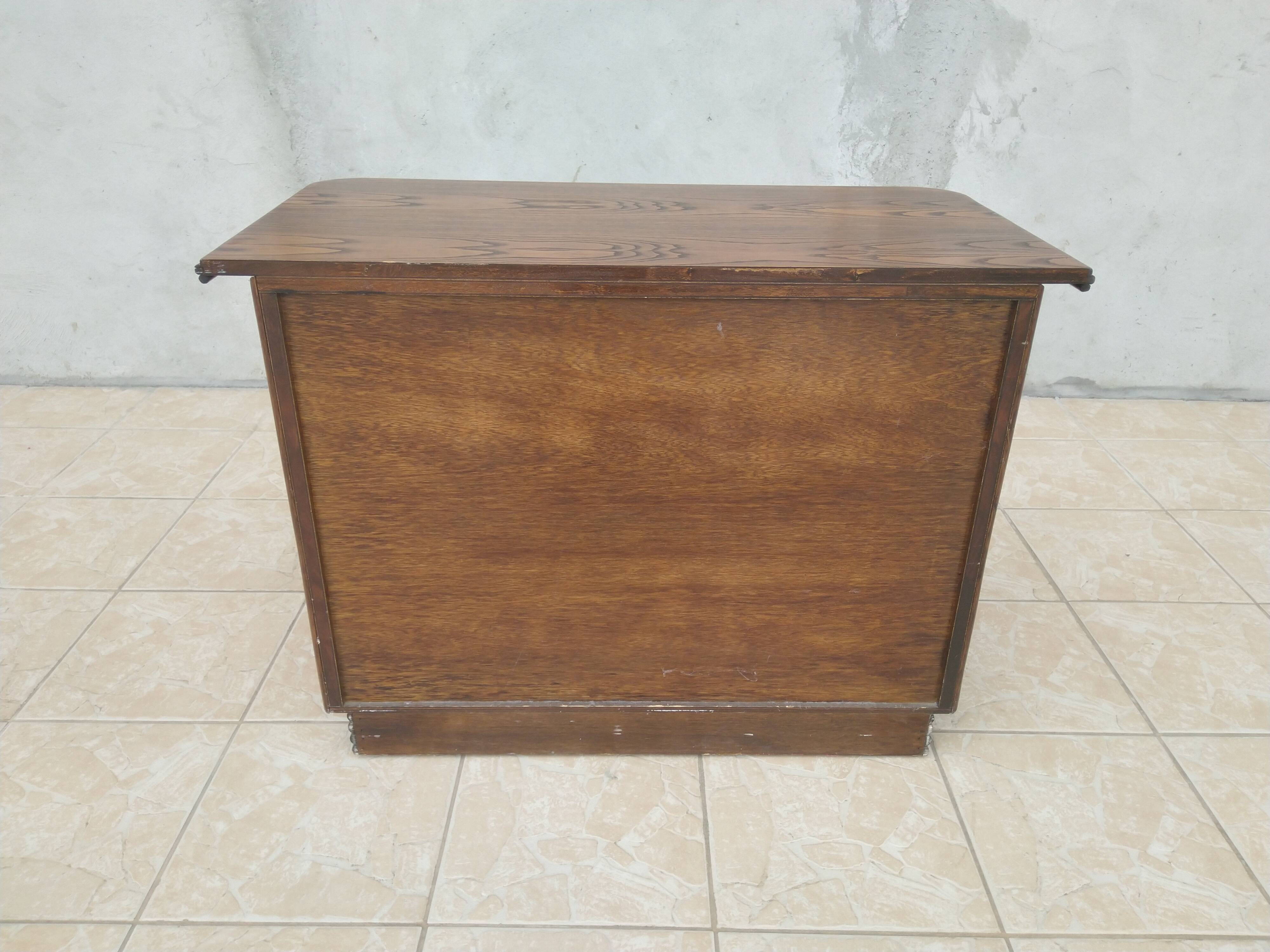 Maugrion vintage rattan dresser