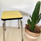 Yellow formica stool