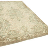 Tapis Beige Oriental Ancien Fait à la Main 164 cm x 289 cm - 38871