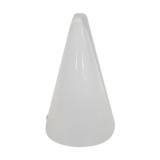 Lampe de table pyramidale en verre de lait « Teepee » par SCE France