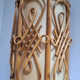 Vintage bamboo wall light