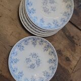 Rivanel 60's blue dessert plates