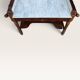 Dressing table in walnut and marble, late 19th century.