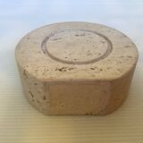 Fratelli Mannelli travertine soliflore vase