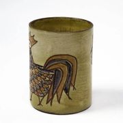 Stylised rooster pencil holder — Olivier Pettit — France, 1950s-1970s