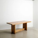 Vintage Swedish Wooden "Lovö" Dining Table by Axel Einar Hjorth, 1930s