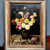 Tableau "Nature morte aux fleurs".