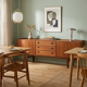 Scandinavian teak sideboard from the 1960s.