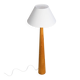 Swedish mid-century floor lamp, around 1960.