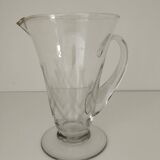 Elegant jug - carafe from the Manufacture Royale in Bayel crystals - 1950 - Midcentury - Vintage