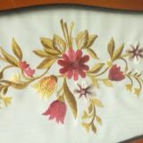 Plateau de style napoleon iii broderie sous verre