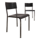 Pair of René Herbst style chairs, Art Deco design 1940