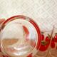 Lot de 5 verres Henkel pomme années 70