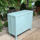Commode Art déco bleu/vert grisé
