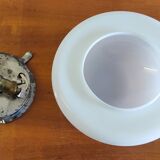 Opaline globe ceiling light 25 cm - 50s/60s