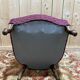 Napoleon III style toadstool armchair