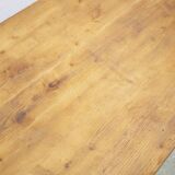 Vintage wooden farmhouse dining table