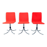 Mid-Century Dutch Steel Dining Chairs from Brabantia, 1970s, Set of 3