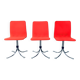 Mid-Century Dutch Steel Dining Chairs from Brabantia, 1970s, Set of 3